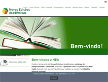 Tablet Screenshot of nea-edicoes.com